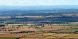 The A5 as it traverses rural Shropshire near Wellington on a new alignment to that of the original Thomas Telford route
