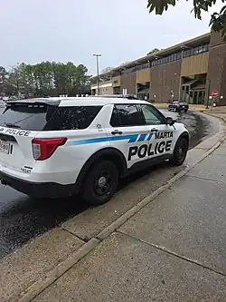 MARTA Police car at Hamilton E Holmes station