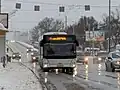 MAZ-206 on the Moscow avenue, route 13, 2023