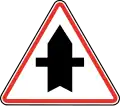204 Intersection of a priority road with a minor road