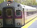 Horn mounted on MBTA Commuter Rail control car when in Push Pull Mode