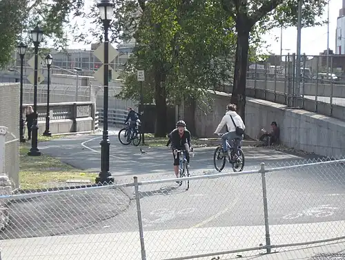 Bikeway in Manhattan