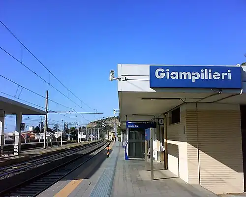 Giampilieri station, south side