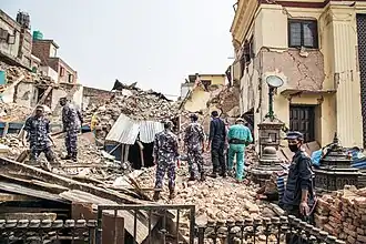 Swayambhu after 2015 earthquake