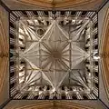 Interior view of the crossing tower vaulting