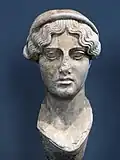 Female diademed head from Hadrian's Villa (cryptoporticus at the temple of Knidian Aphrodite)[41]