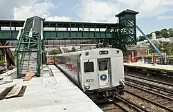 Shoreliner II entering Tarrytown station.