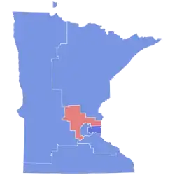 Congressional district results for Chutich v. MacDonald Chutich: &nbsp;&nbsp;&nbsp;&nbsp;&nbsp;50–60% &nbsp;&nbsp;&nbsp;&nbsp;&nbsp;60–70% MacDonald: &nbsp;&nbsp;&nbsp;&nbsp;&nbsp;50–60%