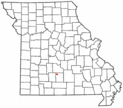 Location of Grovespring in Missouri