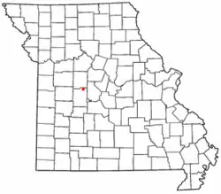 Location of Mora in Missouri