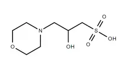 Chemical structure of MOPSO