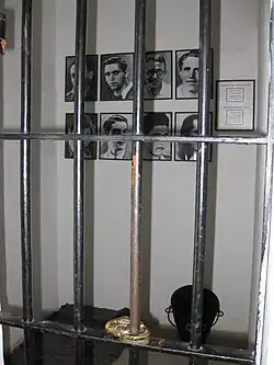 Eight militants were hanged.