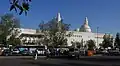View of Qiblatayn mosque from Khalid ibn al-Walid Road