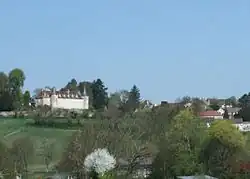 The chateau and other buildings in Saint-Gérand-le-Puy
