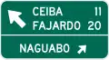 D1-3b Combination destination and distance (2 lines) / destination