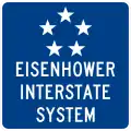 Eisenhower Interstate System sign