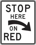R10-6aR Stop here on red (alternative) (right)