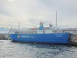 MV Starlite Eagle docked at the Batangas International Port in August 2016