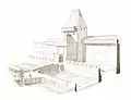 Baudenkmale der Stadt Friesach Neumarkter Thor reconstruction.