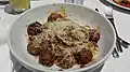 Spaghetti and meatballs