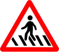 4b)&nbsp;— Pedestrian crossing ahead