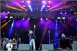 Machiavel in live in the Nostalgie Beach Festival, (2016).