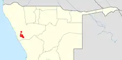 Macroscelides micus is restricted to a tiny area of Namibia