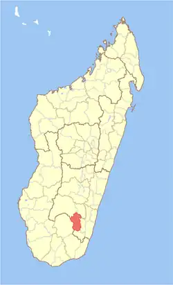 Location in Madagascar
