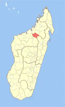 Location in Madagascar