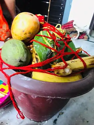 Fruits offered in Madhushravani Puja.