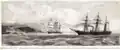 Capture of the US Devonshire by the Magallanes