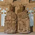 Royal Couple, probably Otto the Great and Eadgyth (c. 1250)