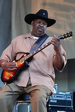 Magic Slim at the Chicago Blues Festival, 2008
