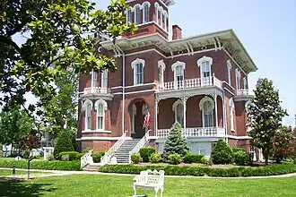 Image 48Magnolia Manor in Cairo, built by businessman Charles A. Galigher in 1869. Photo credit: MuZemike (from Portal:Illinois/Selected picture)