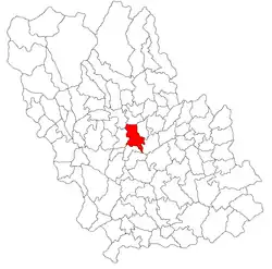 Location in Prahova County