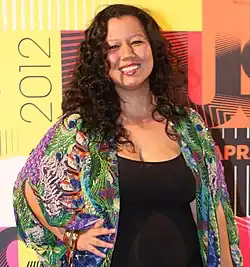 Mahalia Barnes at the APRA Awards, Sydney Convention and Exhibition Centre, May 2012.