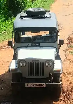 Mahindra's Major, the last jeep made by Mahindra based on Jeep CJ-3B.