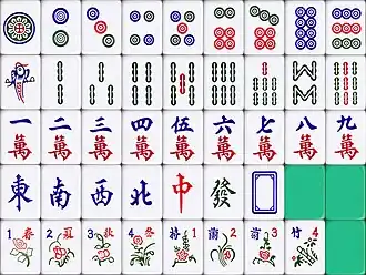 Ningbo style, patterns and colours are similar to the Canton tiles.