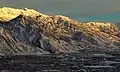 Northwest aspect of Mahogany Mountain centered (Mount Timpanogos upper left)