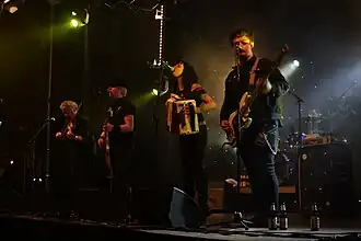 The Mahones performing in 2010