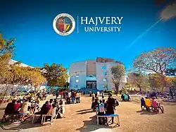 Main Academic Building at Hajvery University.