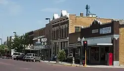 Main Street in downtown Russell (2009)