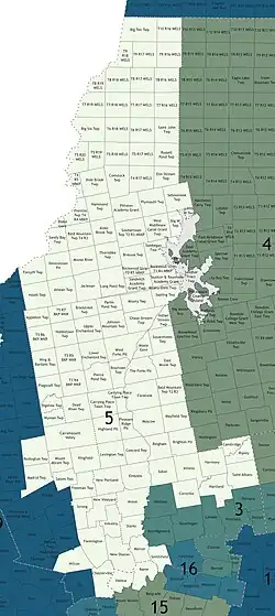 Map of the district
