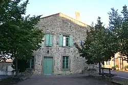 The town hall in Caudeval