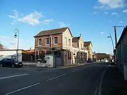 The town hall and school in Boismont