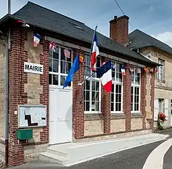 The town hall in Saint-Jouin