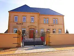 The town hall in Basse-Rentgen