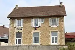 The town hall in Le Louverot