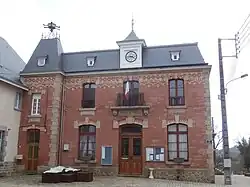 The town hall in Bussière-Dunoise