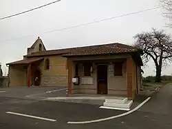 The town hall in Lescuns